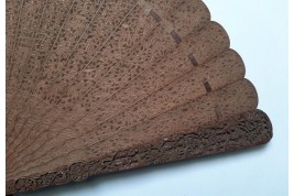 Santal de Chine, éventail XIXème siècle