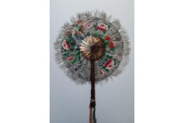 Cockade fan, China, 19th century