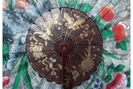 Cockade fan, China, 19th century