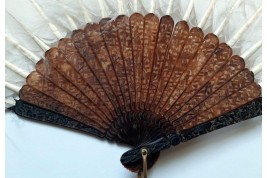 Chinese feather, late 19th century fan