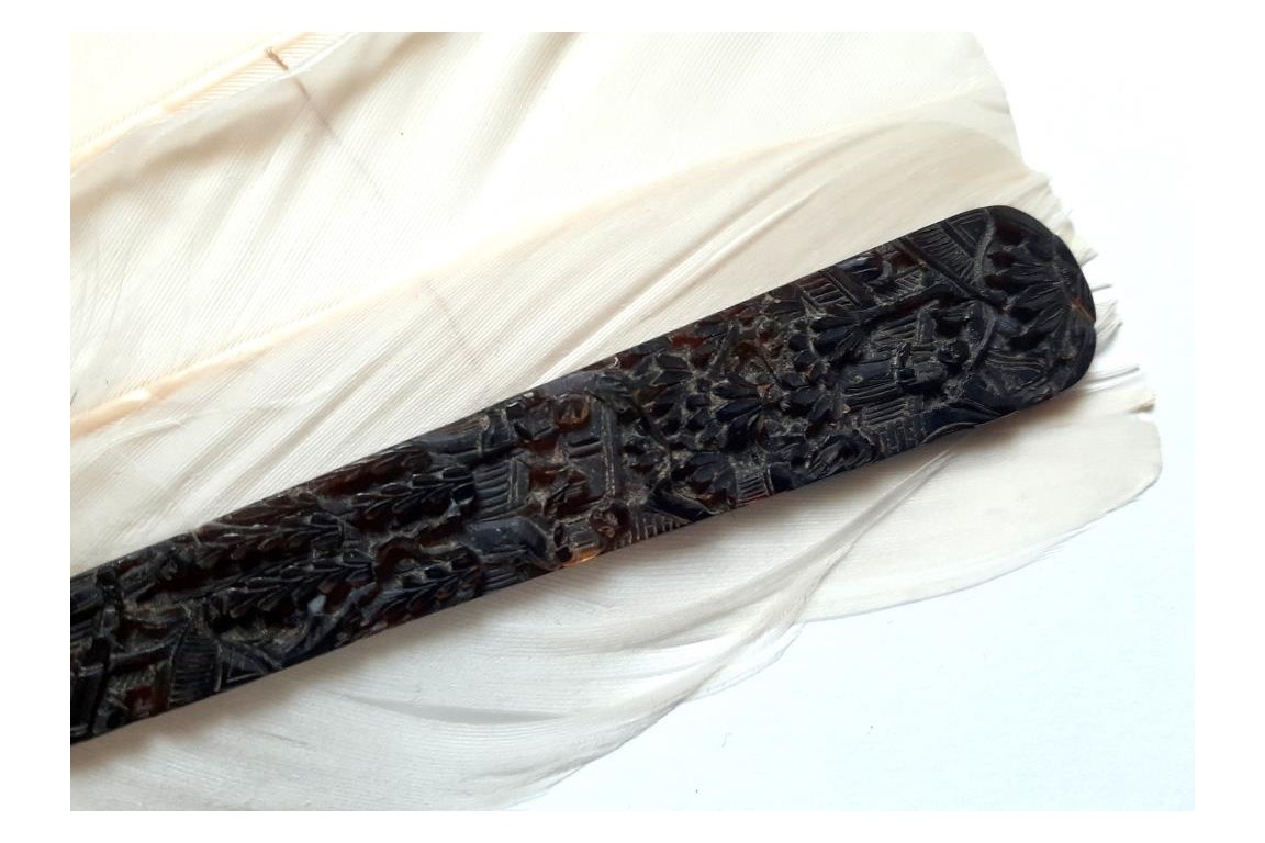 Chinese feather, late 19th century fan