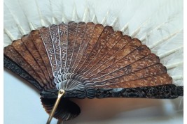 Chinese feather, late 19th century fan