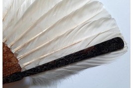 Chinese feather, late 19th century fan