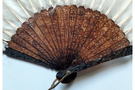 Chinese feather, late 19th century fan