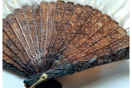 Chinese feather, late 19th century fan