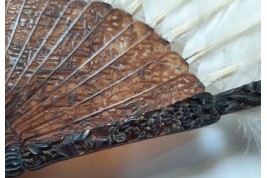 Chinese feather, late 19th century fan