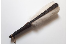 Chinese feather, late 19th century fan