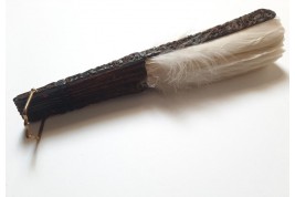 Chinese feather, late 19th century fan