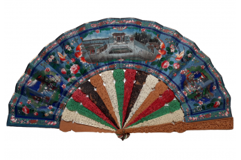 At the mandarin palace, middle 19th century fan