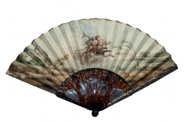 Wedding banquet of Cupid and Psyche, fan since Raphael circa 1750
