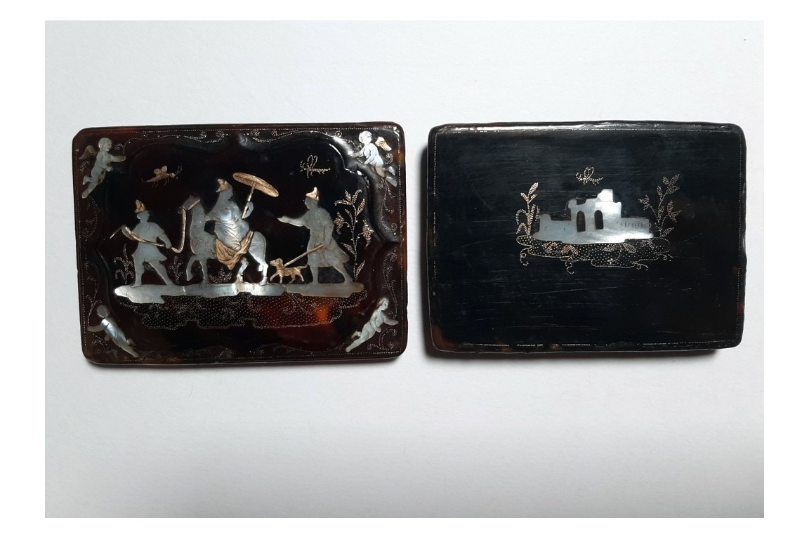 On horse, neapolitan box, 18th centyry