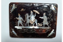 On horse, neapolitan box, 18th centyry