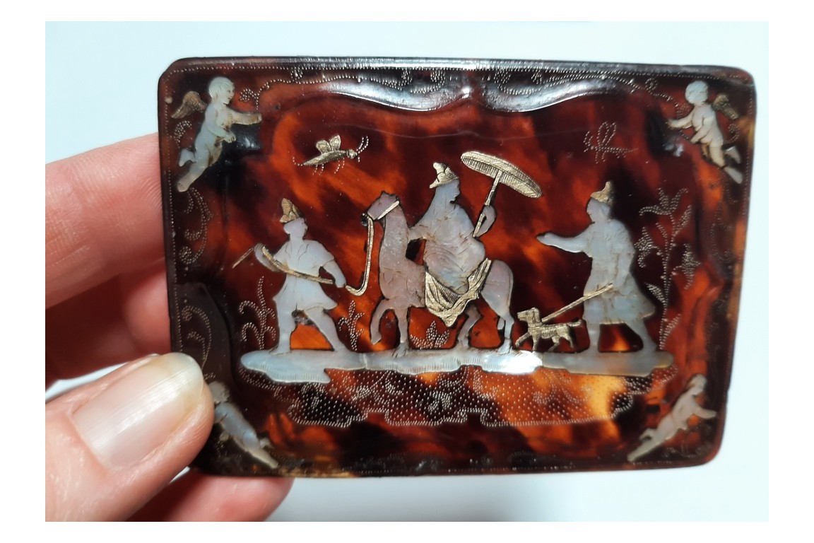 On horse, neapolitan box, 18th centyry