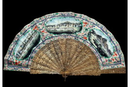 Hong, Chinese fan circa 1850