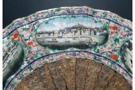 Hong, Chinese fan circa 1850