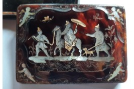 On horse, neapolitan box, 18th centyry