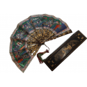 Chinese telescopic fan, 19th century