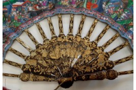 Chinese telescopic fan, 19th century