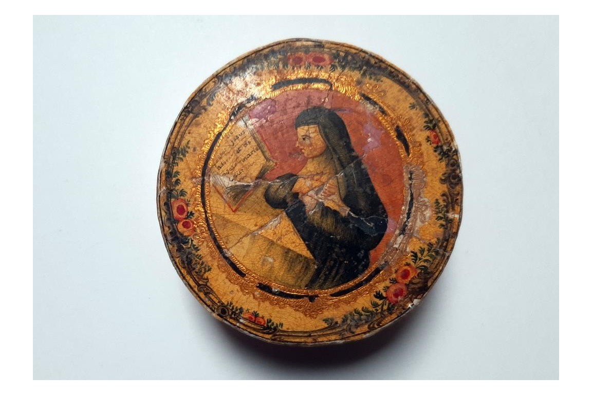 La religieuse, boite en bergamote, XVIIIème siècle