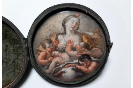Charity, 18th century miniature