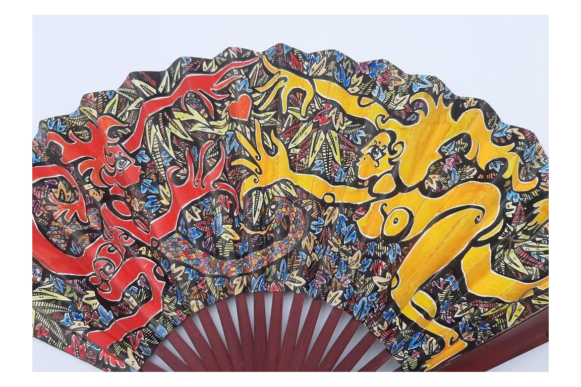 Adam, Eve and the Snake, fan by Frédérick Gay, 2002
