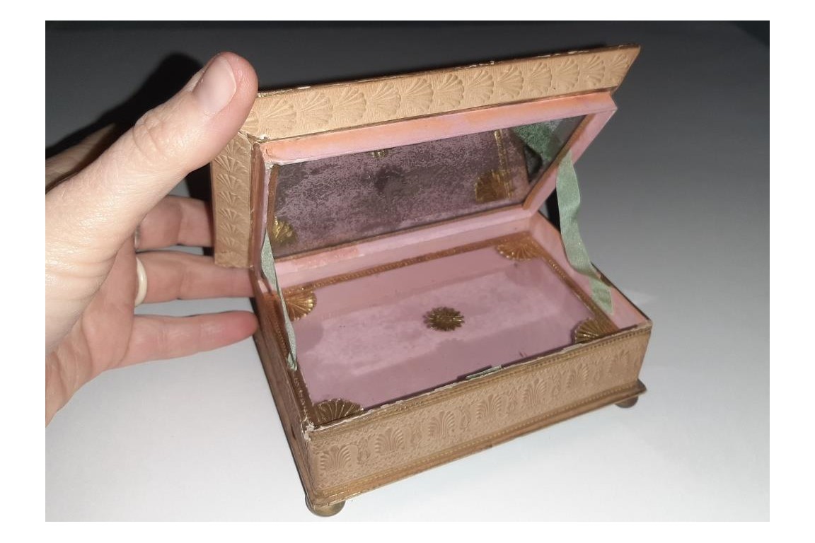 Baptism of Christ, dragées box circa 1825-40