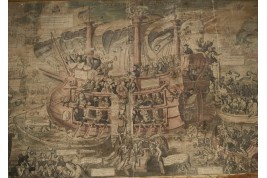 Allégorie de la vie religieuse, gravure du Typus religionis, XVIIIeme