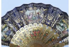 Divine protection, fan circa 1840-50