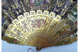 Divine protection, fan circa 1840-50