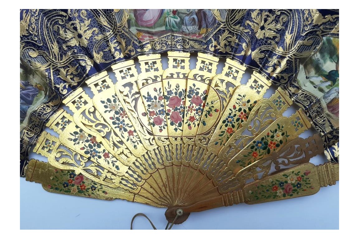 Divine protection, fan circa 1840-50
