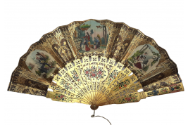 Divine protection, fan circa 1840-50