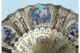 Divine protection, fan circa 1840-50