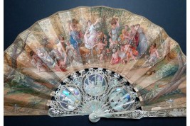 Triomphe de Cérès, éventail des frères Gimbel vers 1860-70