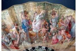 Triomphe de Cérès, éventail des frères Gimbel vers 1860-70