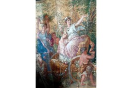 Triomphe de Cérès, éventail des frères Gimbel vers 1860-70