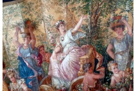 Triomphe de Cérès, éventail des frères Gimbel vers 1860-70