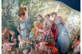 Triomphe de Cérès, éventail des frères Gimbel vers 1860-70
