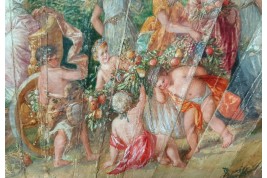 Triomphe de Cérès, éventail des frères Gimbel vers 1860-70