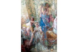 Triomphe de Cérès, éventail des frères Gimbel vers 1860-70