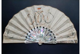 Triumph of Ceres, fan by the Gimbel brothers, circa 1860-70