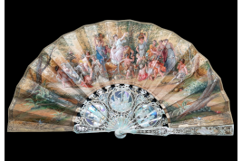 Triomphe de Cérès, éventail des frères Gimbel vers 1860-70