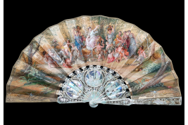 Triumph of Ceres, fan by the Gimbel brothers, circa 1860-70