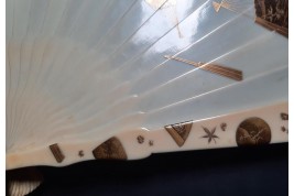 Mise en abyme d'éventails japonais, ogi vers 1880-90