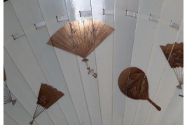 Mise en abyme d'éventails japonais, ogi vers 1880-90