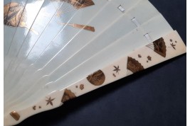 Mise en abyme d'éventails japonais, ogi vers 1880-90