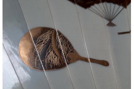 Mise en abyme d'éventails japonais, ogi vers 1880-90