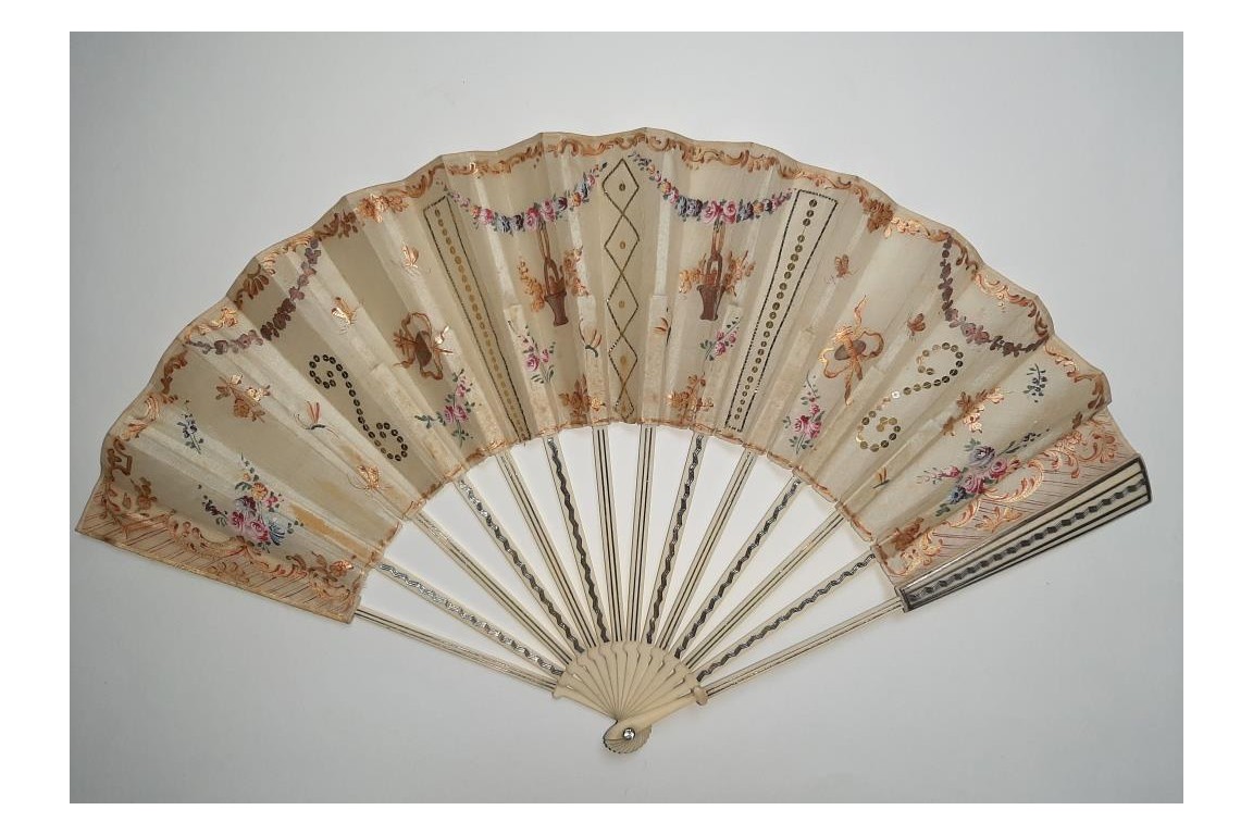 Slide fan, circa 1780