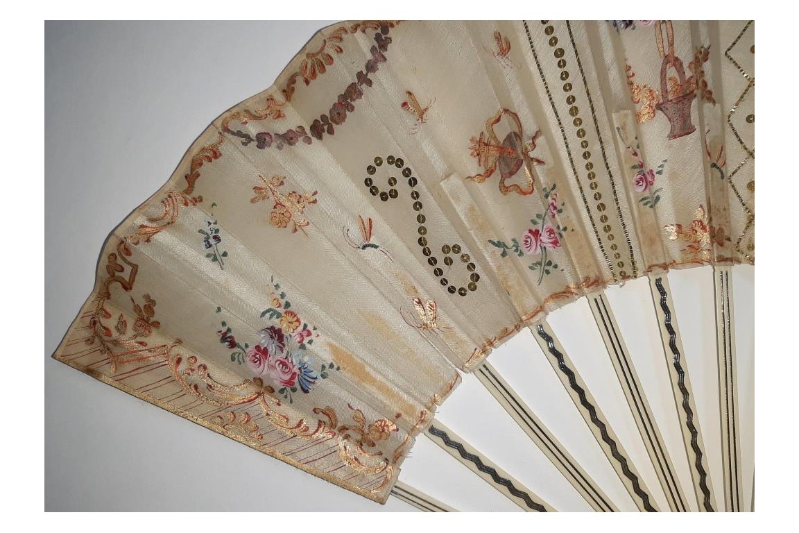 Slide fan, circa 1780