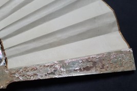 Junon ordonne à Éole de déchainer les vents, éventail de Lassimonne et Jules Vaillant, vers 1860