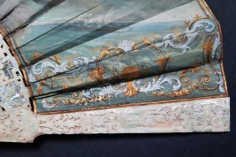 Junon ordonne à Éole de déchainer les vents, éventail de Lassimonne et Jules Vaillant, vers 1860